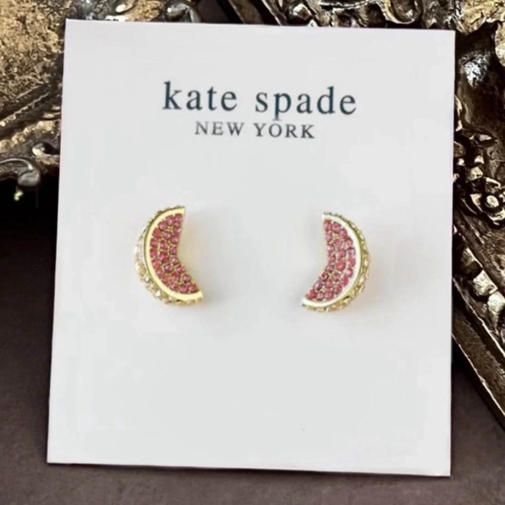 KATE SPADE • Fruit Salad Grapefruit Earrings